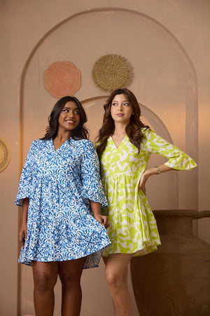 Citrus Sorbet Daydream & Indigo Swirl Daydream