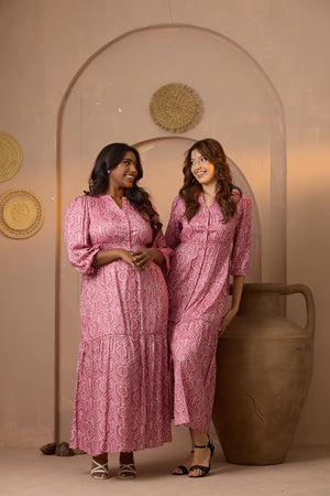 Serene Mauve Pink Dress