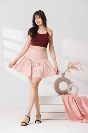 Sweetheart Tiered Mini Skirt