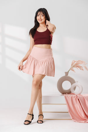 Sweetheart Tiered Mini Skirt