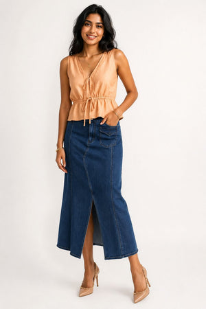Denim Drift Skirt