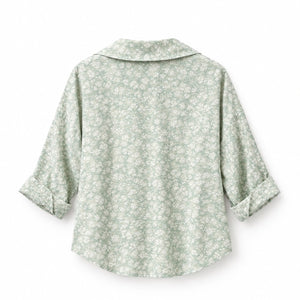 Sage Floral Blouse