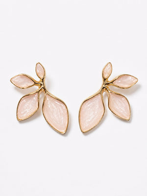 Sweet Ivory Garden Studs