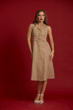 Collared Shirt Dress