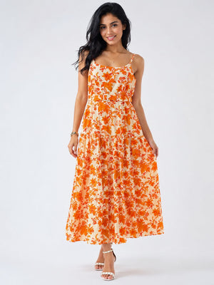 Tangerine Glow Dress