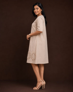 The Oatmeal Shift Dress