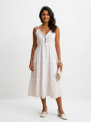 Angel Ruffles Midi
