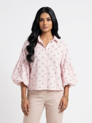 Flora Puff Blouse