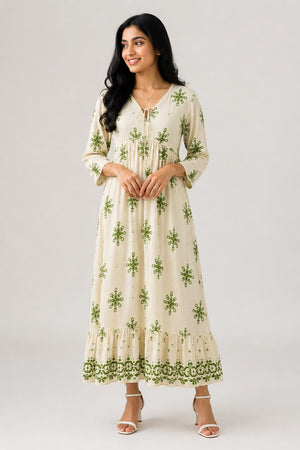 Santorini Green Ruffle