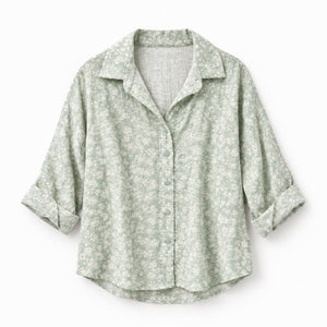 Sage Floral Blouse
